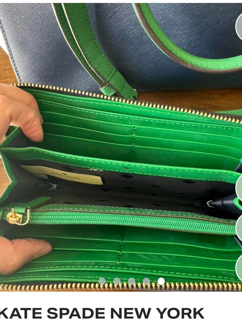 Like new Kate Spade bag and wallet - Picture 3 of 3
